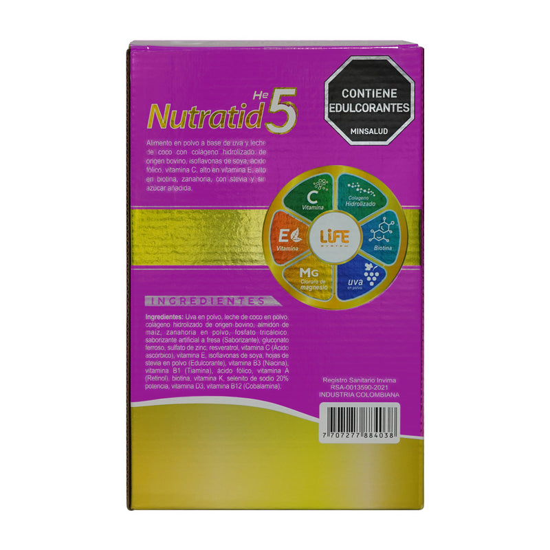 Colágeno (Piel, Uñas, Antioxidantes, Visión) Life System 600G