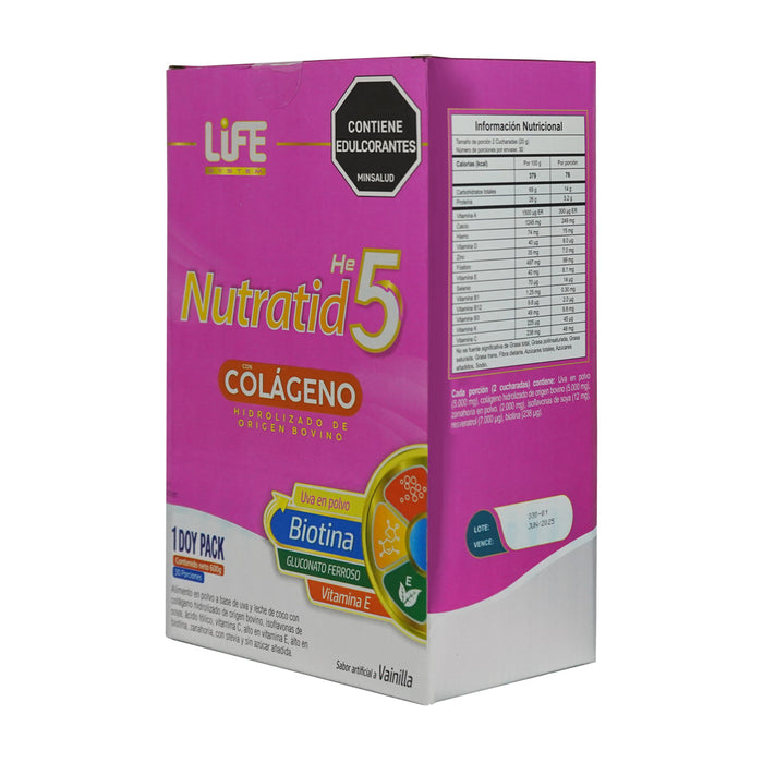 Colágeno (Piel, Uñas, Antioxidantes, Visión) Life System 600G