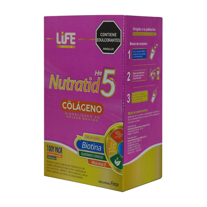 Colágeno (Piel, Uñas, Antioxidantes, Visión) Life System 600G