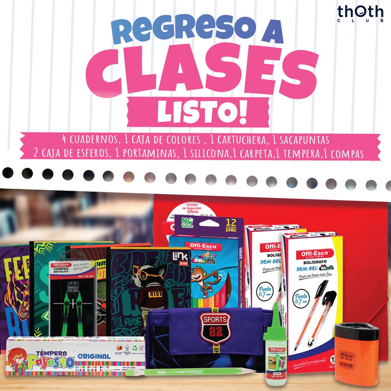 Combo escolar 3