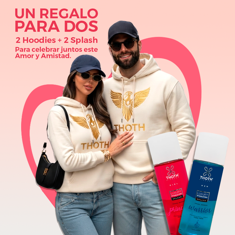 Set Dúo Amor y Amistad - Hoodies + Splash