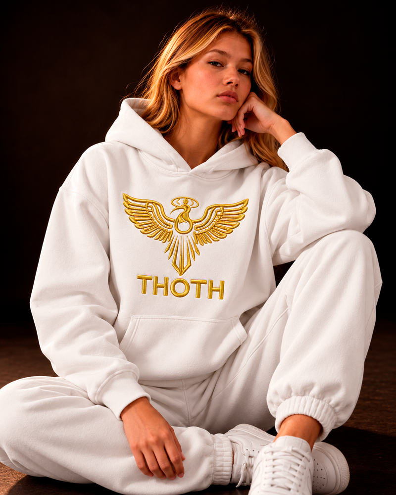 Hoodie mujer bordado alto relieve