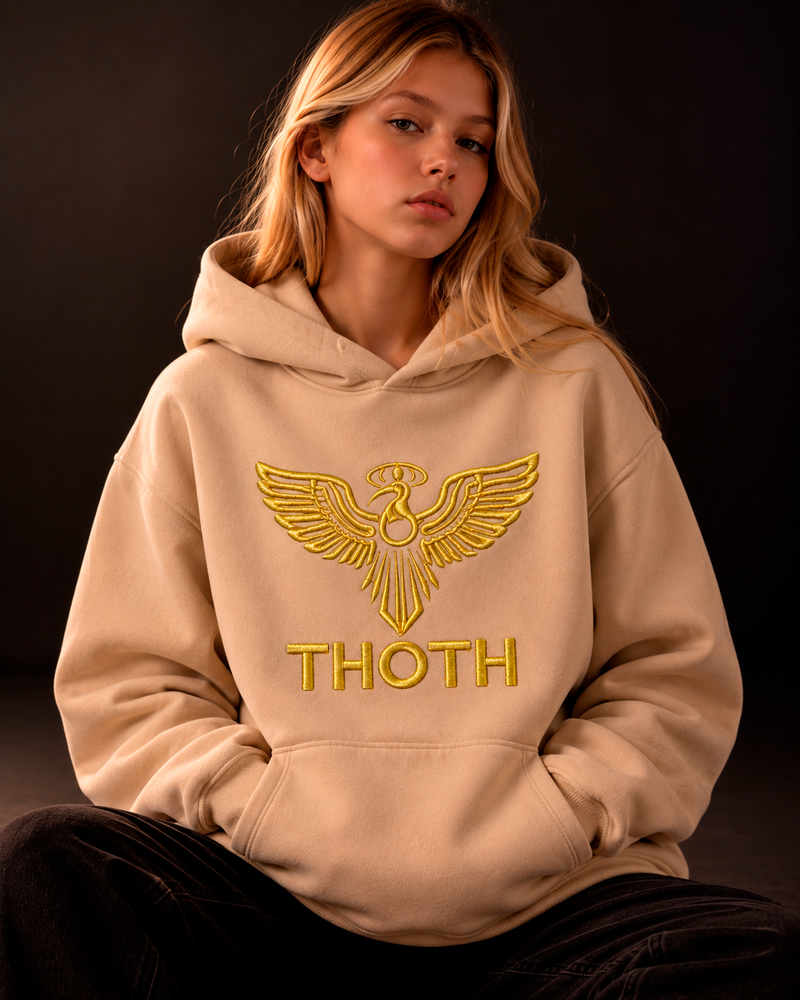 Hoodie mujer bordado alto relieve