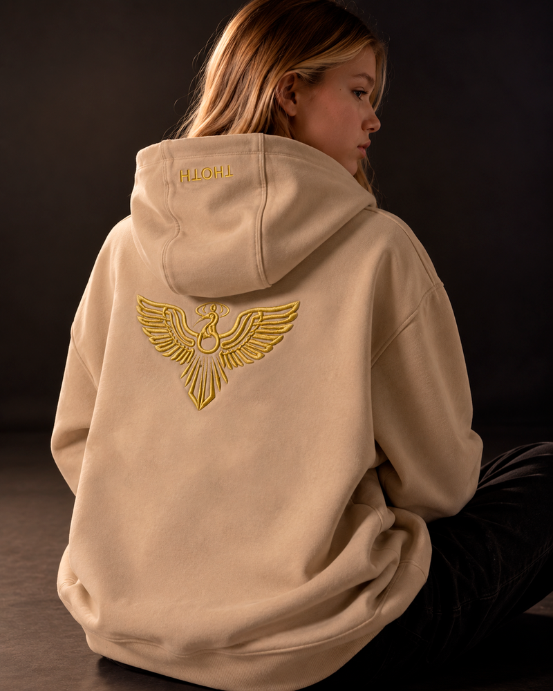 Hoodie mujer bordado alto relieve