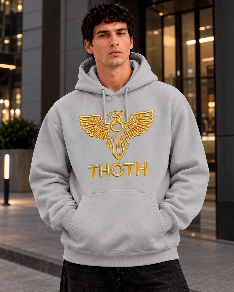 Hoodie Hombre bordado alto relieve