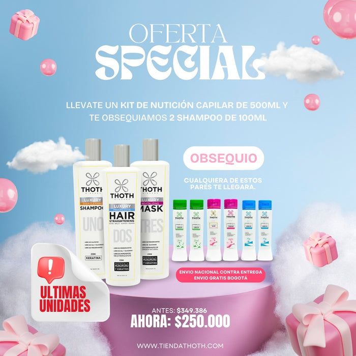 Kit Alisado Progresivo Profesional 500ml Promo pauta