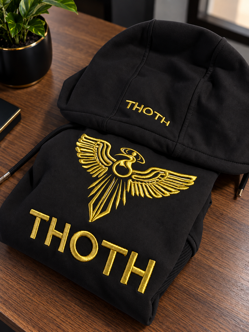 Hoodie Hombre bordado alto relieve