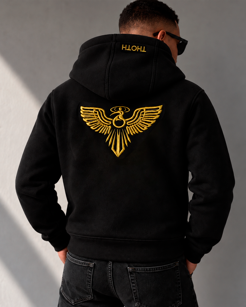 Hoodie Hombre bordado alto relieve