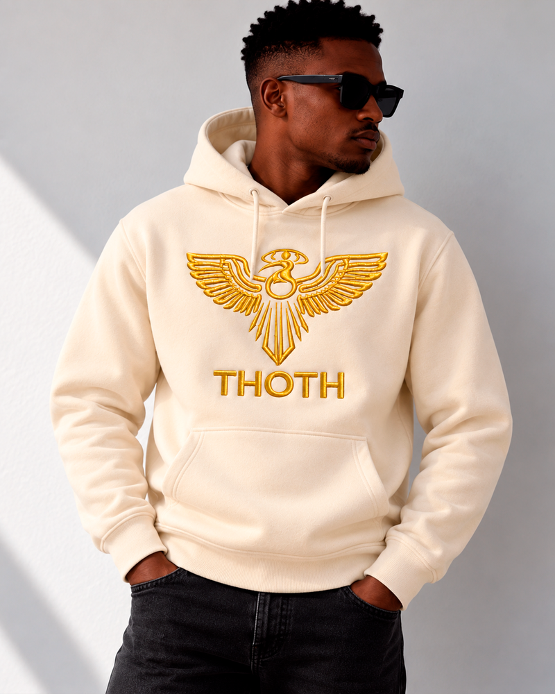 Hoodie Hombre bordado alto relieve