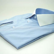 Camisa de Negocios Azul / Cuello Blanco  3422-2 THOTH WEAR (6218051354810)