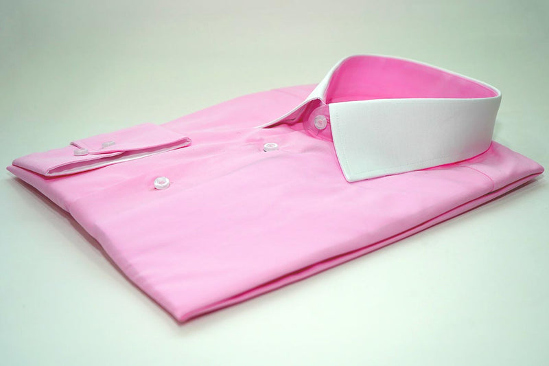 Camisa de Negocios Rosa / Cuello Blanco 43984-8 THOTH WEAR (6218056990906)
