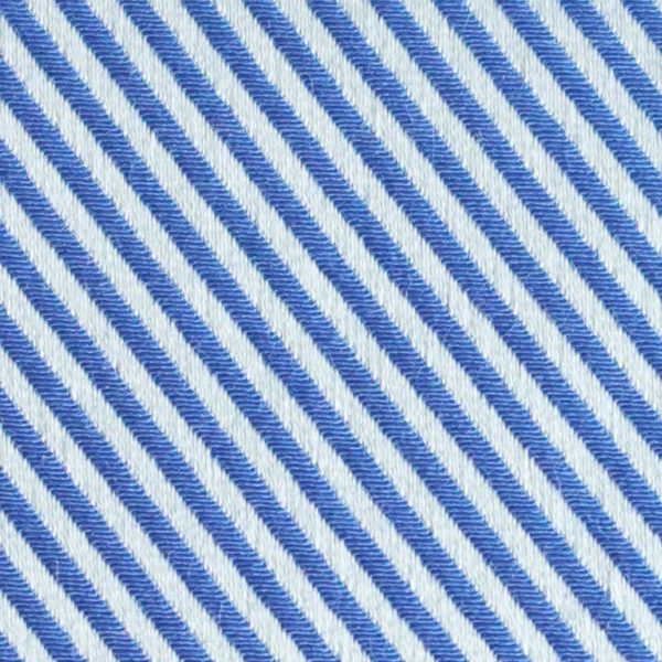 Camisa de Negocios Azul Raya Diagonal / Cuello Blanco  THOTH WEAR (6218053451962)