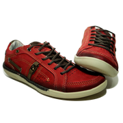 Zapatos Casual Sport Rojo pardo Diagonal – 14009-07 THOTH WEAR (6223126200506)