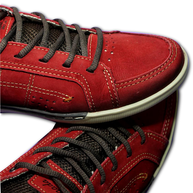 Zapatos Casual Sport Rojo pardo Diagonal – 14009-07 THOTH WEAR (6223126200506)