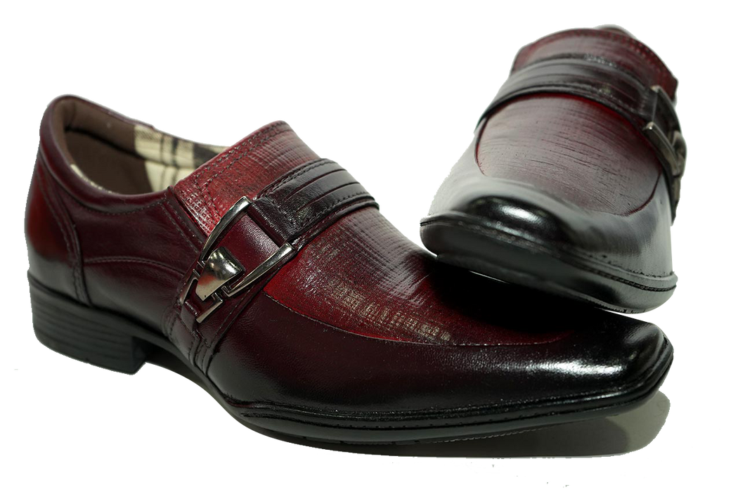 Zapatos Clásico Vermel Diagonal – 21512-02 THOTH WEAR (6628035723450)