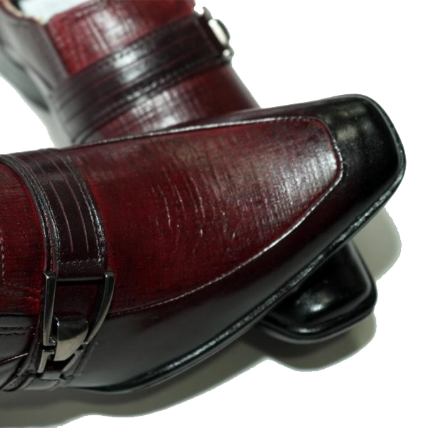 Zapatos Clásico Vermel Diagonal – 21512-02 THOTH WEAR (6628035723450)