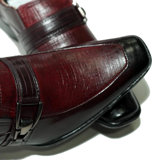 Zapatos Clásico Vermel Diagonal – 21512-02 THOTH WEAR (6628035723450)
