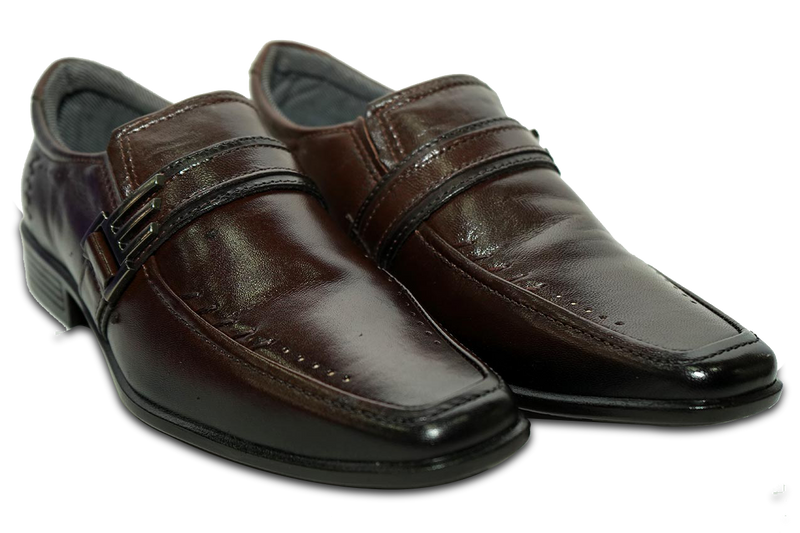 Zapatos Clásico  Pardo Nuez Costura Diagonal – 21812-04 THOTH WEAR (6628066361530)