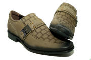 Zapatos Clásico Pardo Palido Sombreado Ceramica Diagonal – 22013-06 THOTH WEAR (6628079009978)