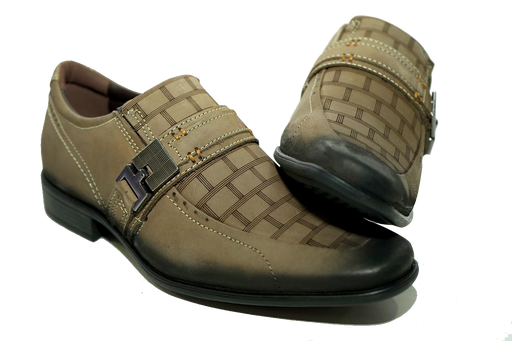 Zapatos Clásico Pardo Palido Sombreado Ceramica Diagonal – 22013-06 THOTH WEAR (6628079009978)