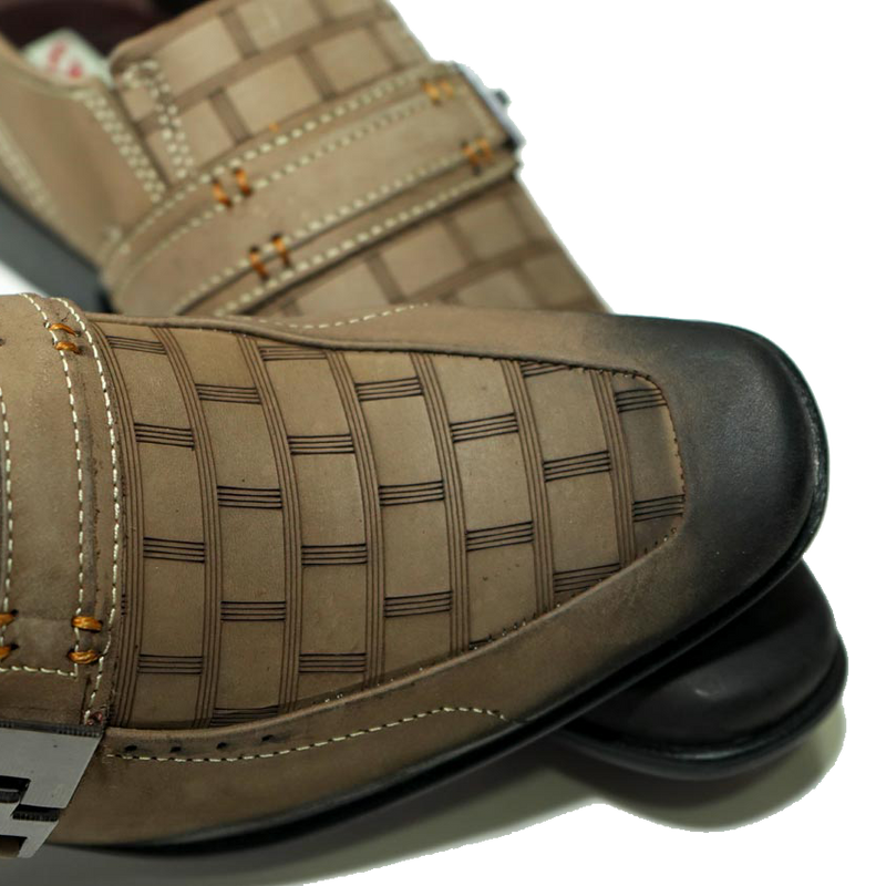 Zapatos Clásico Pardo Palido Sombreado Ceramica Diagonal – 22013-06 THOTH WEAR (6628079009978)