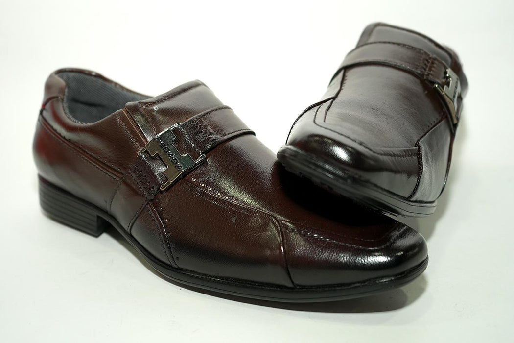 Zapatos Clásico  Brown Costura Punto Diagonal – 22801-03 THOTH WEAR (6223130820794)