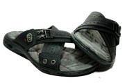 Sandalias Cuero Black con Costuras Lineales – 30616-08 THOTH WEAR (6635562139834)