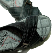 Sandalias Cuero Black con Costuras Lineales – 30616-08 THOTH WEAR (6635562139834)