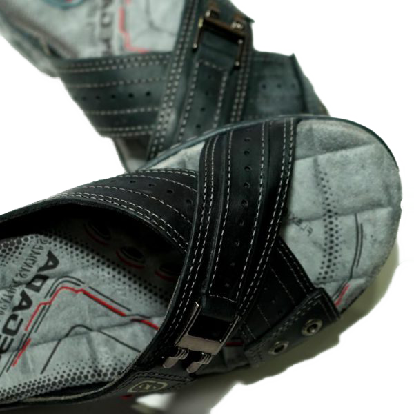 Sandalias Cuero Black con Costuras Lineales – 30616-08 THOTH WEAR (6635562139834)