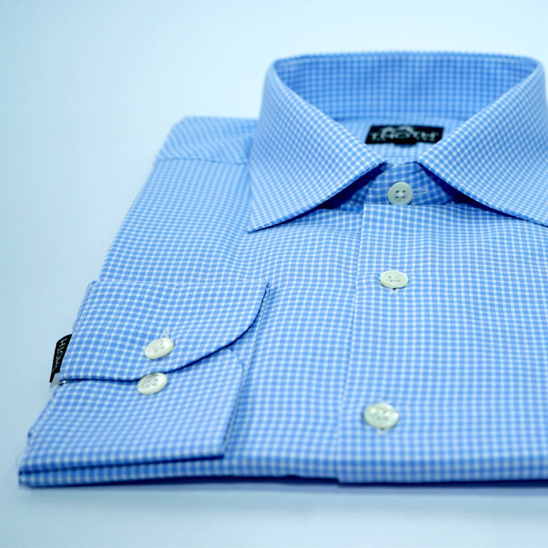 Camisa Gold Cuadro Azul/Linea Blanca 3089 THOTH WEAR (6218033889466)