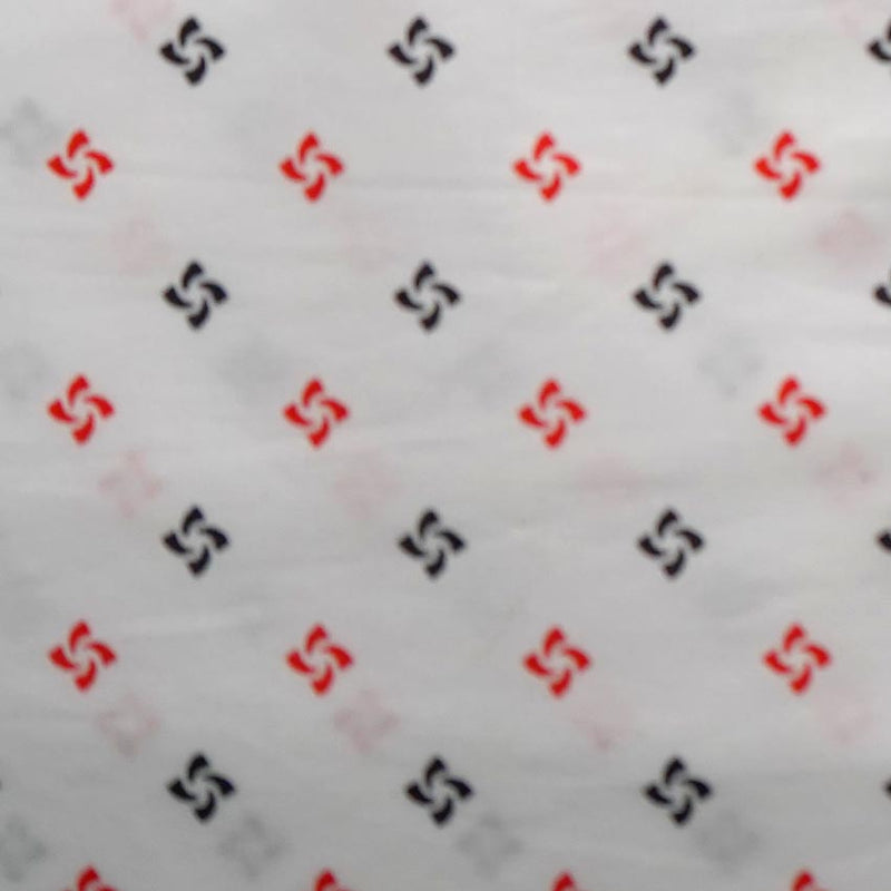 Camisa Casual Blanca Espiral Rojo / Negro – 60263 THOTH WEAR (6219776229562)