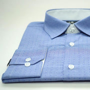 Camisa Dobby Azul  Puntos 64092 THOTH WEAR (6218052599994)