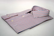 Camisa de Negocios Raya Roja Azul 71442  THOTH WEAR (6218056728762)