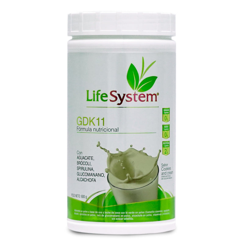 GDK 11 (Disminución de Peso)  Life System 600 g Cookies and Cream (6847317246138)