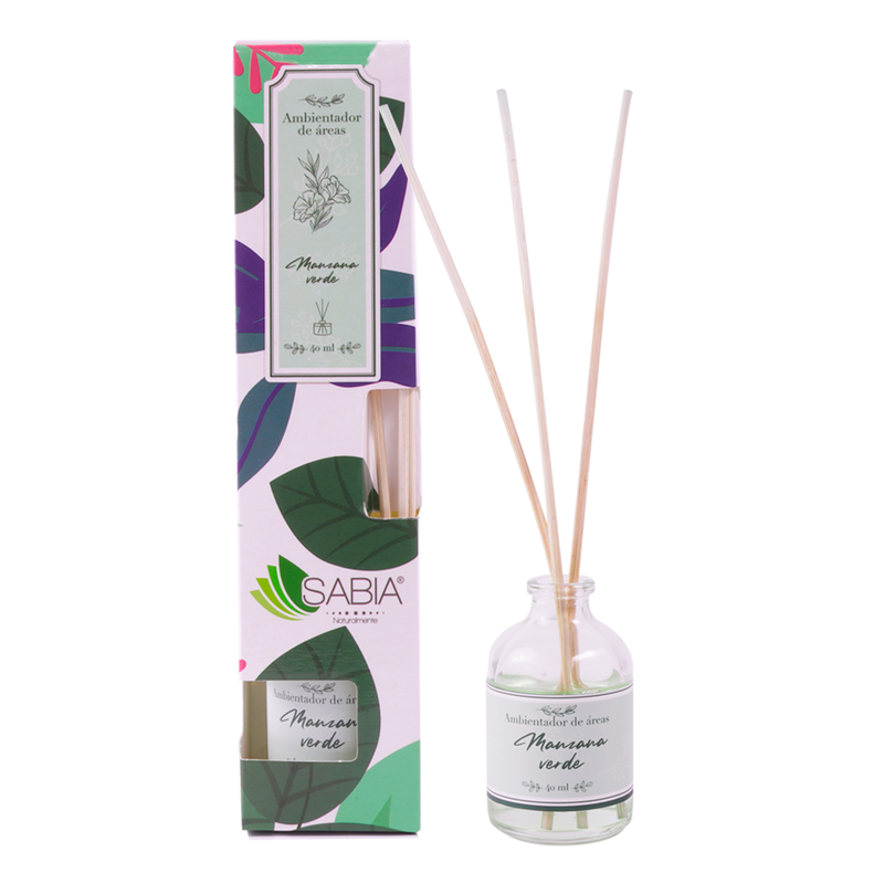 Aromatizante de Varitas Manzana Verde