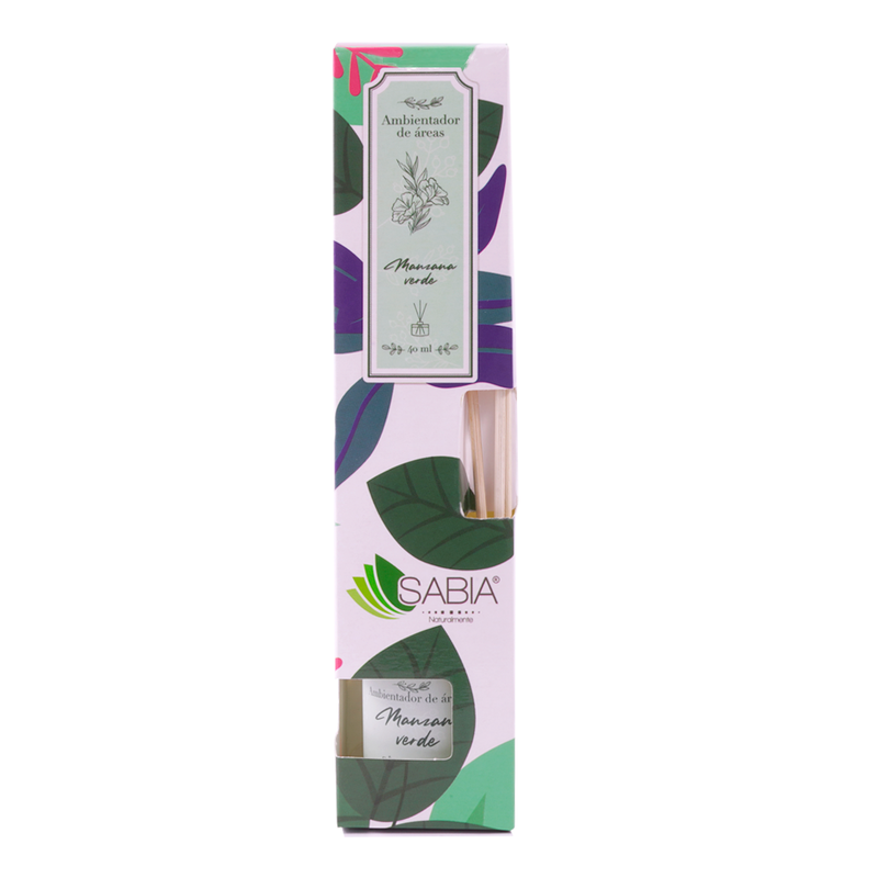 Aromatizante de Varitas Manzana Verde