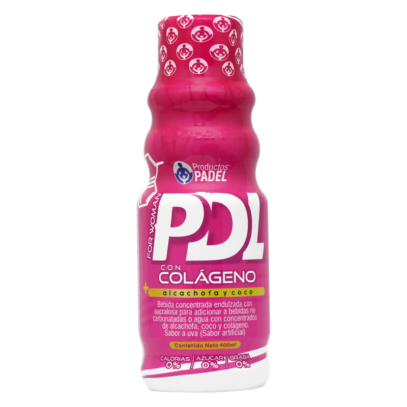 PDL Colágeno For Woman 400 Ml Sabor a Uva (7442401951972)
