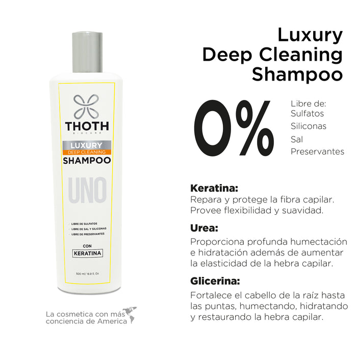 Luxury Deep Cleaning Shampoo 500ml (6135539269818)