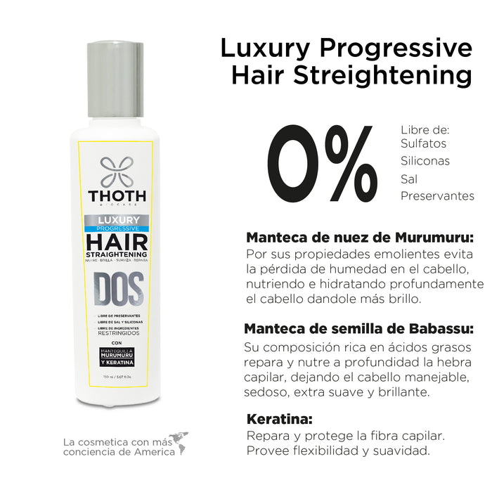 Luxury Progressive Hair Streightening 150ml (6135527932090)