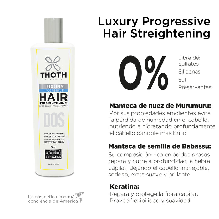 Luxury Progressive Hair Streightening 500ml (6135543627962)