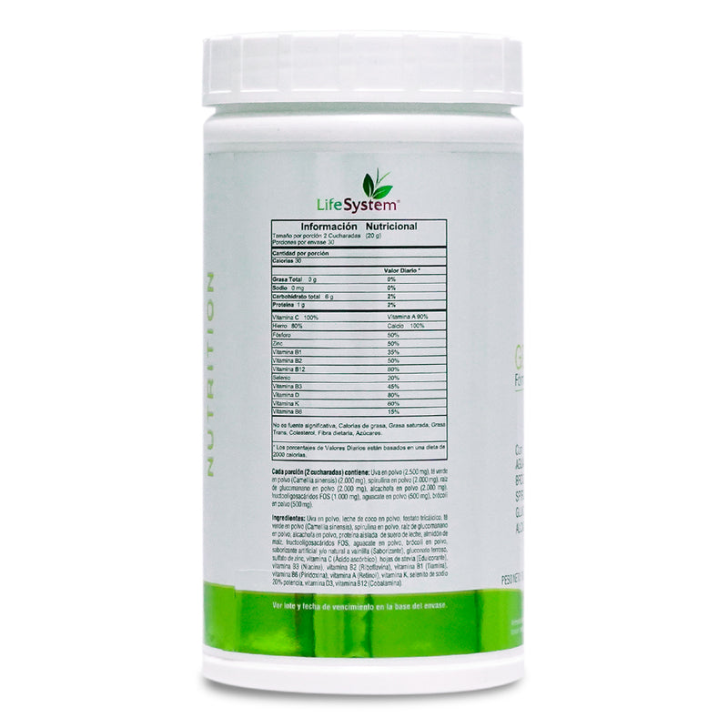 GDK 11 (Disminución de Peso)  Life System 600 g Vainilla (6847318720698)