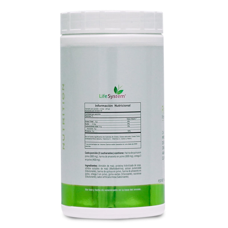 Parami (Crecimiento, Aumento de Apetito) Life System 600 g Fresa (6847292014778)