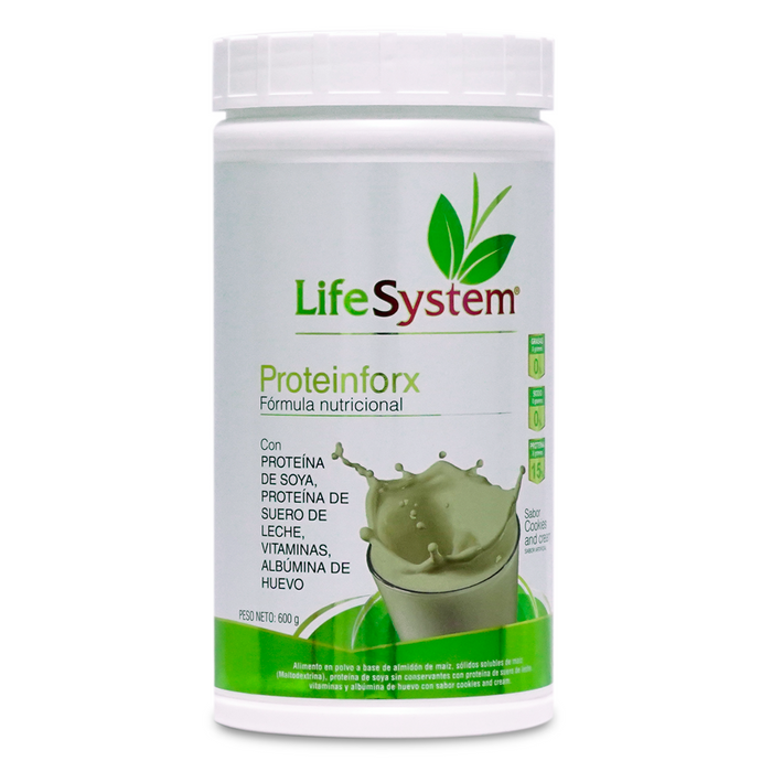 Proteinforx (Mantenimiento Muscular )Life System 600 g Cookies and Cream (6847186862266)